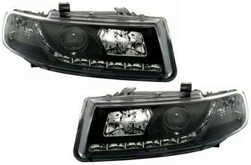 Seat TOLEDO 1M 99-04 LAMPY reflektory BLACK LED H1