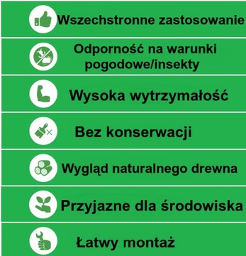 Deska Elewacyjna Drzewo Bete zestaw imitacja