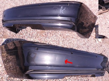 фото thumb №1, E65 lift молдинг бампера задня black sapphire права