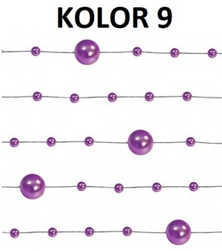 ЖЕМЧУЖНЫЕ ГИРЛЯНДЫ 5 ШТ 6,5 М ЖЕМЧУЖНЫЕ ГИРЛЯНДЫ 20 ЦВЕТОВ