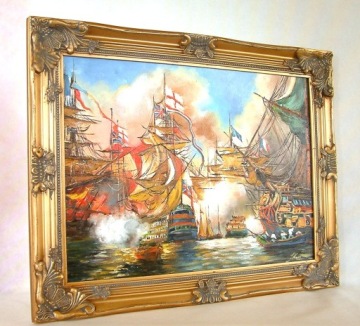 батальная картина TRAFALGAR___ TURNER___ копия 50x70__.
