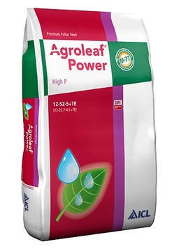 AGROLEAF 12+52+5+TE 15KG fosforowy +mikroskładniki