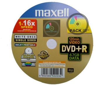 Maxell DVD+R Printable Navigations, 10 шт., конверт для компакт-дисков