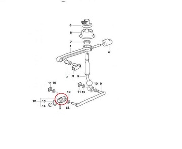 Шарнир вилки переключения передач E36 E46