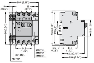 LOVATO SM1P0250 выключатель двигателя 1,6-2,5А 400В