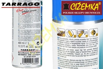 NANO OIL PROTECTOR TARRAGO DO BUTÓW ODZIEŻY 400 ml