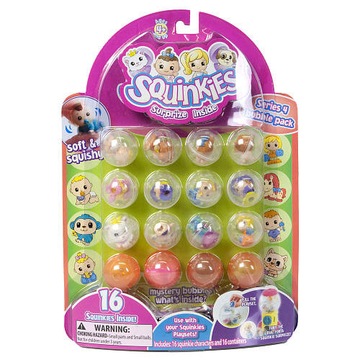 НАБОР ФИГУРОК BANDAI SQUINKIES 16ШТ 7532