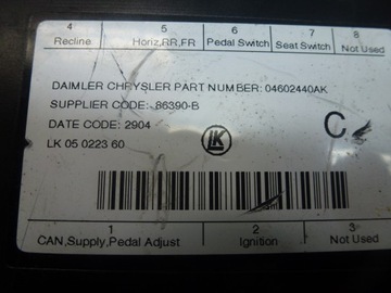 фото thumb №4, Модуль памяти сиденье cherokee wk wh 04602440ak