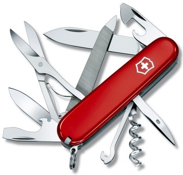 Victorinox 1.3743, Карманный нож Mountaineer, 91 мм, 18 функций, напильник, пила