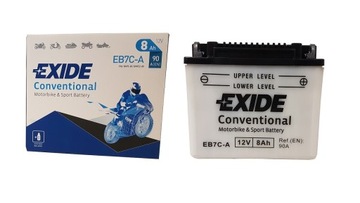 EXIDE EB7C-A/YB7C-A МОТОЦИКЛОВАЯ АККУМУЛЯТОРНАЯ БАТАРЕЯ