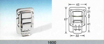 Замок-пряжка для чемодана Косметичка 1600 Ач