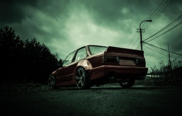 Задний бампер BMW E30 series 3 WIDEBODY