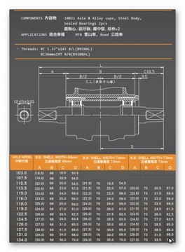 NECO 68 мм BSA B910 115 мм кассета каретки