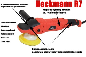 ПОЛИРОВАЛЬНАЯ МАШИНА РОТАЦИОННАЯ ПОЛИРОВАЛЬНАЯ МАШИНА HECKMANN R7 НОВАЯ