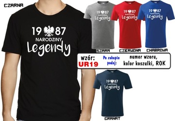 Koszulka prezent URODZINY 18 40 50 60 lat XXXL
