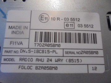 фото thumb №3, Ford ecosport радіо cd dn15-18c815-pl