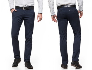 SPODNIE MĘSKIE CHINOSY VANKEL JEANS 026 -114cm/L32