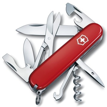 Victorinox 1.3703, Карманный нож Climber + кожаный чехол 4.0520.3, 91 мм