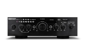 ZESTAW KOLUMN 800W WZMACNIACZ BLUETOOTH + KABLE 5K