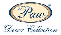 Салфетки флизелиновые PAW БЕЛЫЙ+ЗОЛОТО 40х40 СМ РОЗЫ