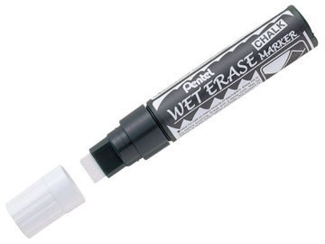 Kredowe MARKERY Biurowe Mazaki Szkolne Pisak 10 X 15 Mm Biały Marker Pentel