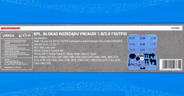 ZESTAW BLOKADA ROZRZĄDU VW/AUDI 1.8/2.0 FSI/TFSI