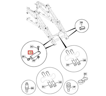 ШТИФТ ПЕРЕДНЕГО КОВША JCB 3CX 4CX 811/90483