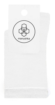 НОСКИ ЖЕНСКИЕ МАНУШКА БЕЛЫЕ БАМБУКОВЫЕ 38/41