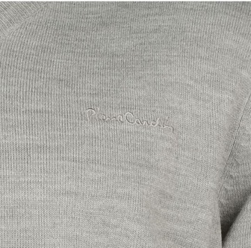 PIERRE CARDIN sweter swetr w serek HIT tu: XL