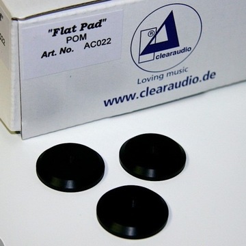 CLEARAUDIO Flat Pad Шипованные подушечки из ПОМ 3 шт.