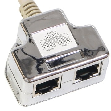 Адаптер Digitus RJ45 на кабеле / ​​2 гнезда RJ45 кат.5e