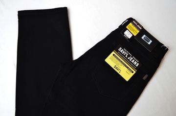 DŁUGIE spodnie jeans pas 84-86 cm W31 L36 czarny