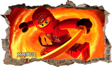 Наклейка на стену LEGO NINJAGO 3D XXL