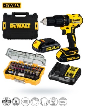 БЕСЩЕТОЧНАЯ отвертка 18В DCD777S2T DeWalt 32шт.