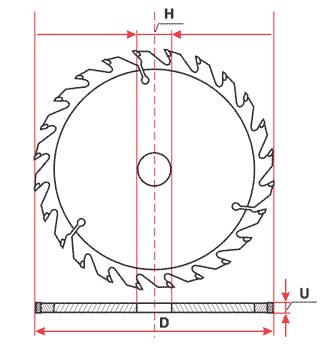 WIDIA ПИЛА ПО ДРЕВЕСИНЕ ДИСК FT 180/22,2 T60