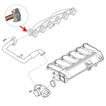 ПРОБКА КЛАПАНА EGR BMW E46 E38 E39 E90 X5 E53 E90