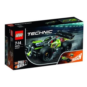 KLOCKI LEGO TECHNIC ŻÓŁTA WYŚCIGÓWKA 42072