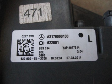 Левая фара задняя - led - mercedes s klasa купе w217 Доставка, фото thumb