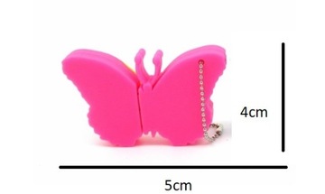 USB-накопитель 16 ГБ BUTTERFLY BUTTERFLY РОЗОВЫЙ ДОСТАВКА В ТЕЧЕНИЕ 24 ЧАСОВ