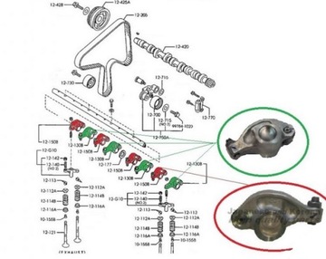 фото thumb №2, Коромисло клапанна вихлопна mazda 6 , 3 626
