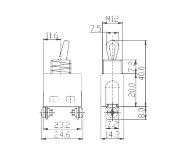 Переключатель ВКЛ/ВЫКЛ ДЛЯ MAKITA 9565 9564 9562 9522 9521