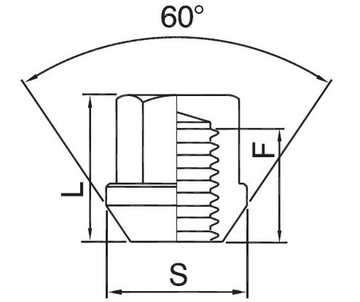 Sicustar Sicustar Secies 12x1.25 градусов K.21