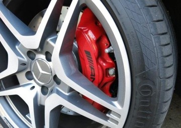 Наклейка на передний суппорт Mercedes W217 W222 AMG