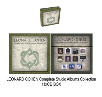 Леонард Коэн ПОЛНАЯ СТУДИЙНАЯ КОЛЛЕКЦИЯ 11 CD BOX