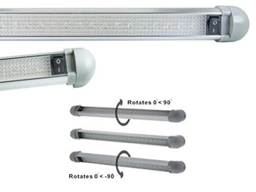 Lampa LED 30 SMD 47cm obrotowa on off 12v 24v Gen2