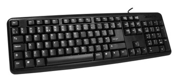 CIC KB-2106 QWERTY-КЛАВИАТУРА, ЧЕРНАЯ