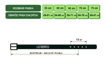 БРЮЧНЫЙ РЕМЕНЬ ДЛЯ МАЛЬЧИКА, коричневый ремень, 64-76 см