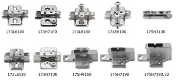 Prowadnik do zawiasu BLUM 173L8130 h=3 z euro