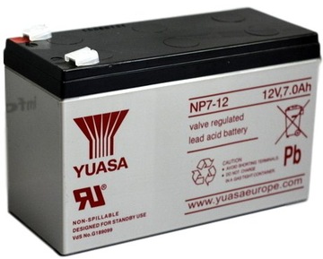 ИБП YUASA NP7-12 7 Ач 12 В AGM