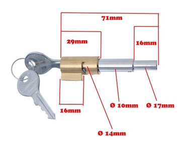 ЗАМОК РУЛЕВОГО КОЛЕСА SEAT LOCK SHL 175ccm M11